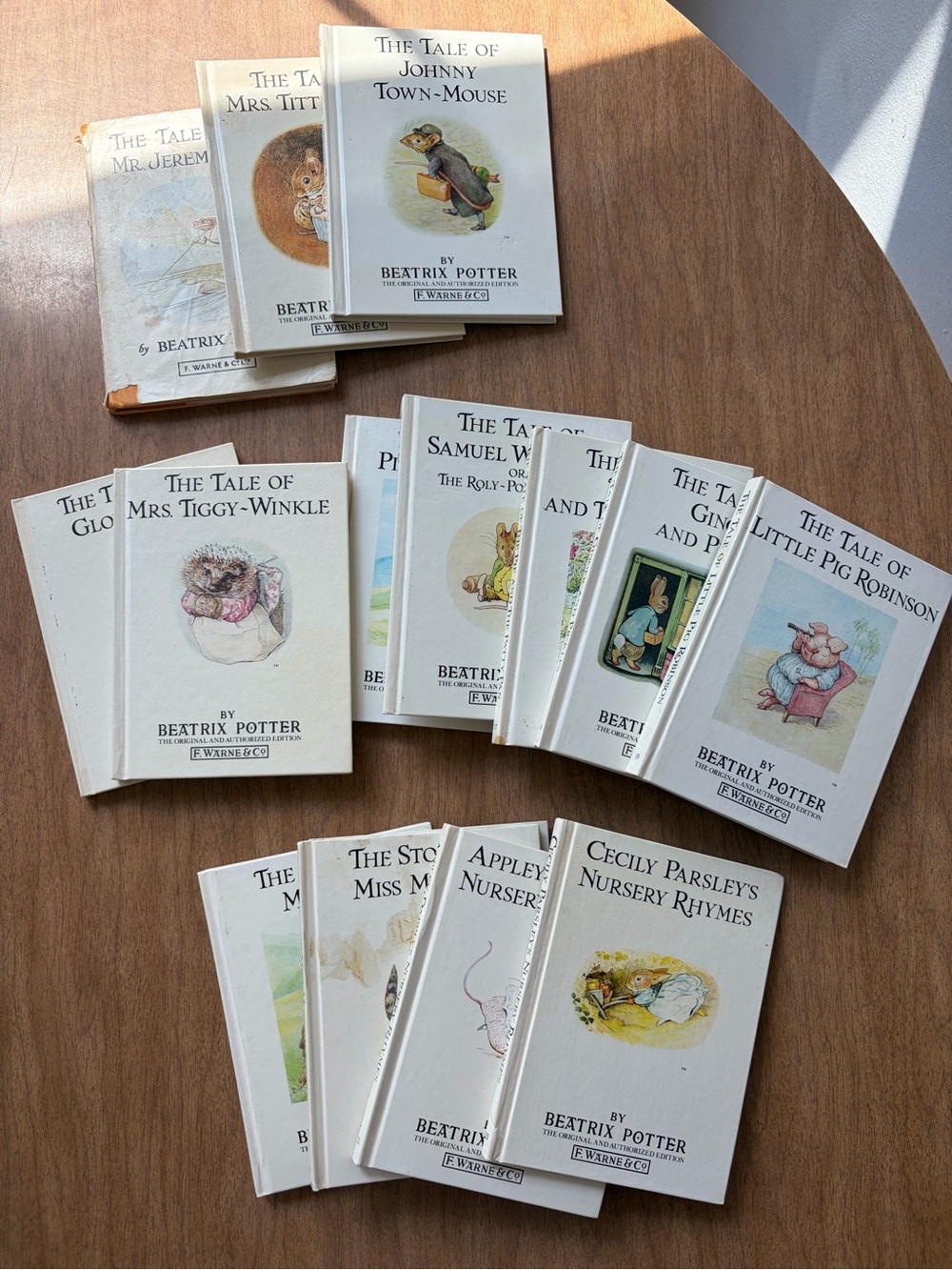 Vintage Beatrix Potter Classic Children's Book Set - Assorted Stories